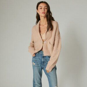 LIKE NEW: LUCKY BRAND TOGGLE FRONT CARDIGAN